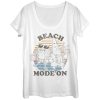 Women’s SpongeBob SquarePants Beach Mode On Scoop Neck
