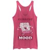 Women’s SpongeBob SquarePants Current Mood Racerback Tank Top
