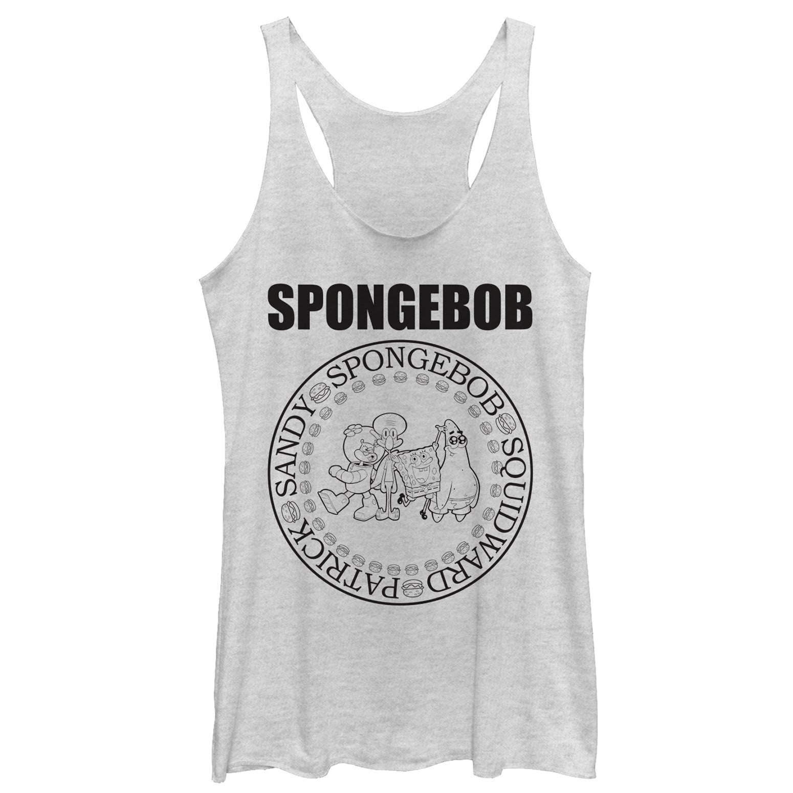 Women's SpongeBob SquarePants Emblem Racerback Tank Top Women's SpongeBob SquarePants Emblem Racerback Tank Top