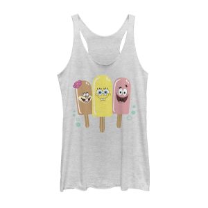 Women’s SpongeBob SquarePants Popsicles Racerback Tank Top