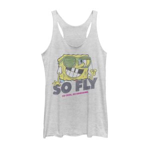 Women’s SpongeBob SquarePants So Fly Sunglasses Racerback Tank Top