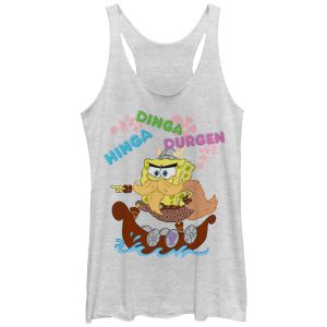 Women’s SpongeBob SquarePants Viking Boat Racerback Tank Top