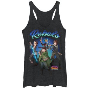 Women’s Star Wars Forces of Destiny Rebel Group Racerback Tank Top