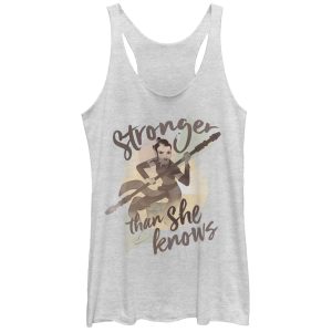 Women’s Star Wars Forces of Destiny Rey Stronger Racerback Tank Top