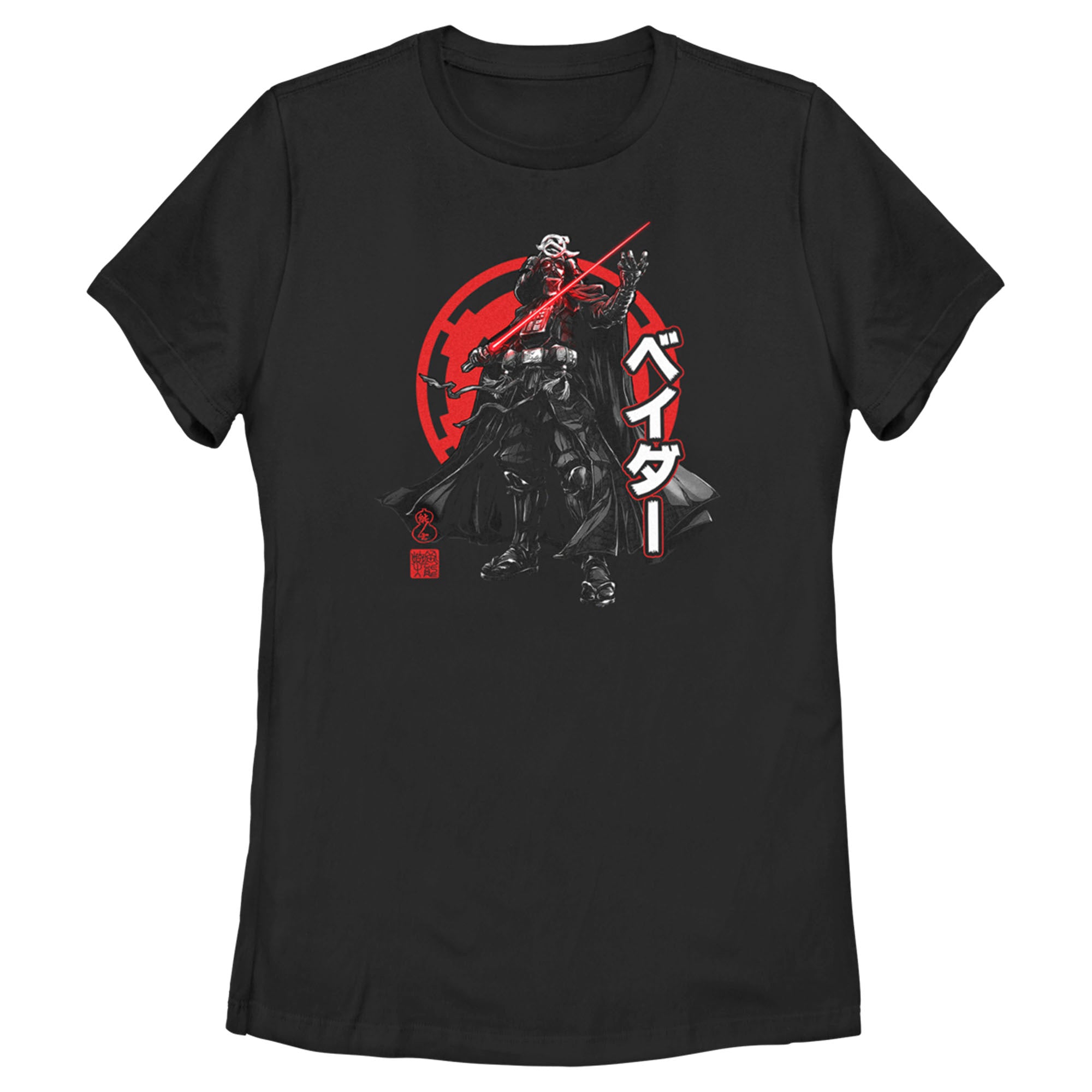 Women's Star Wars Visions Duel Anime Vader T-Shirt Women's Star Wars Visions Duel Anime Vader T-Shirt