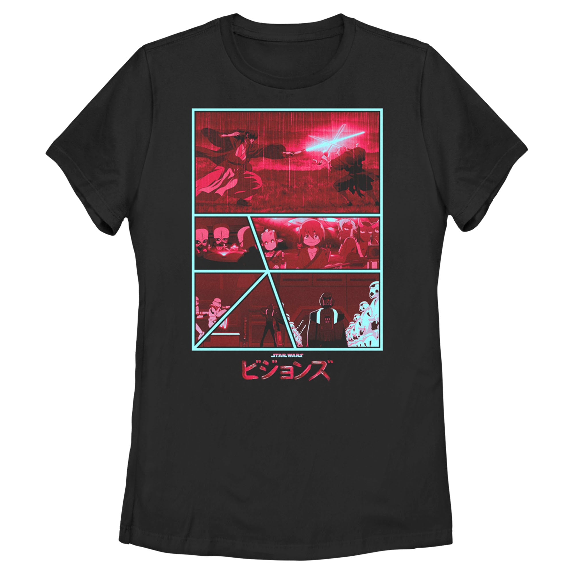Women's Star Wars Visions Panels T-Shirt Women's Star Wars Visions Panels T-Shirt