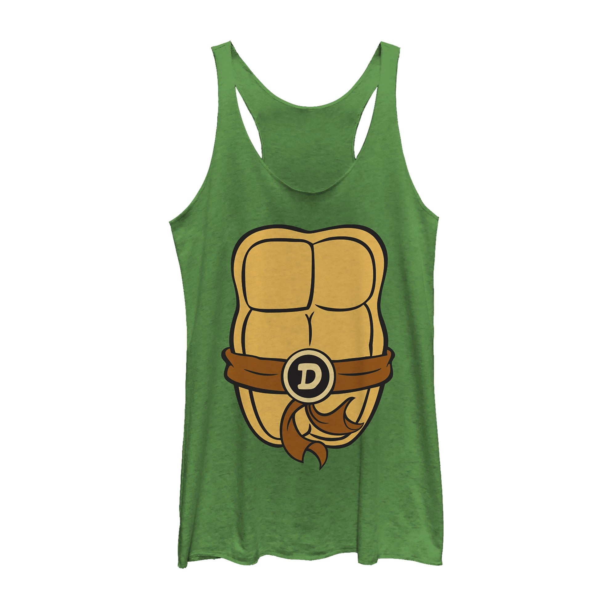Women's Teenage Mutant Ninja Turtles Donatello Costume Racerback Tank Top Women's Teenage Mutant Ninja Turtles Donatello Costume Racerback Tank Top