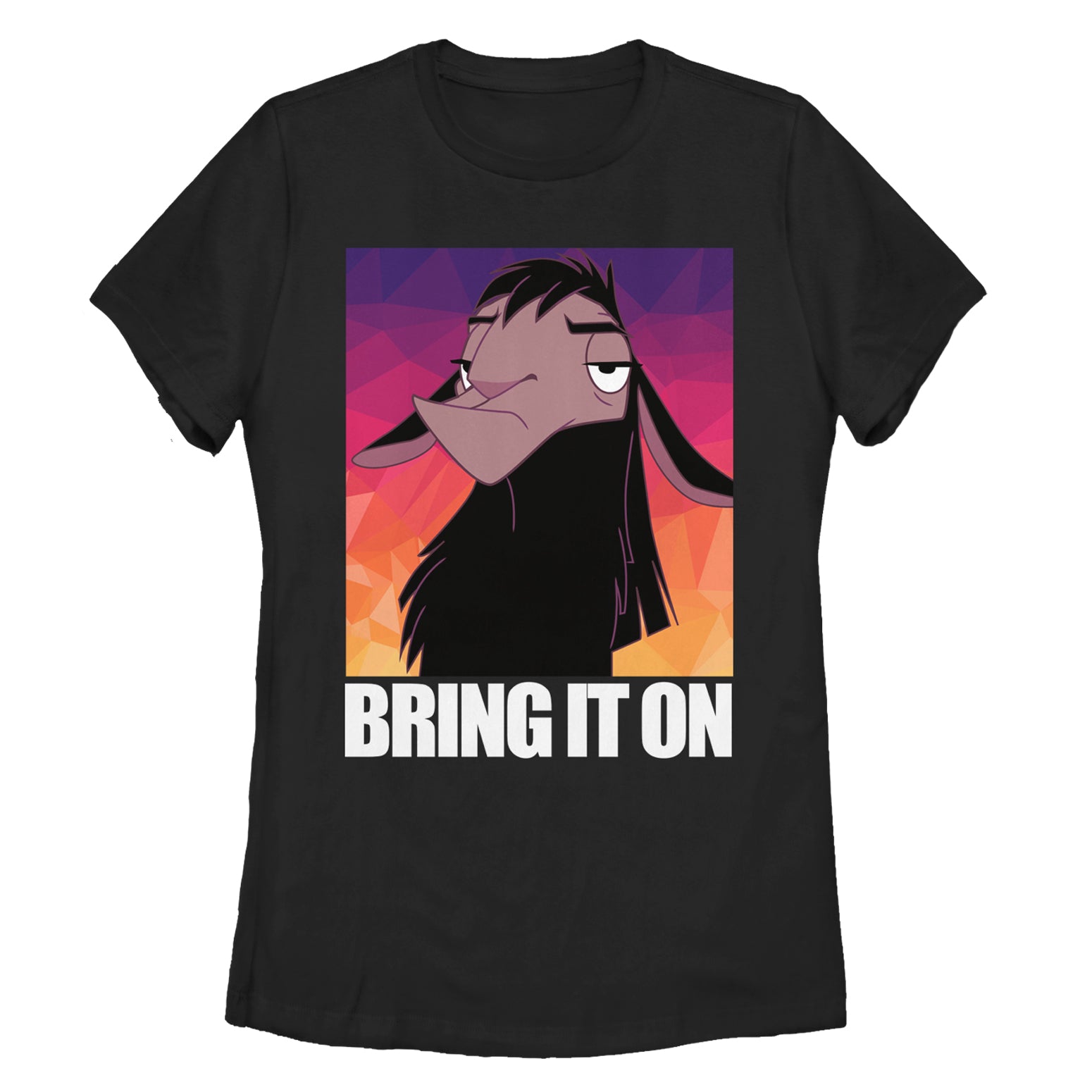 Women's The Emperor's New Groove Kuzco Bring It On T-Shirt Women's The Emperor's New Groove Kuzco Bring It On T-Shirt