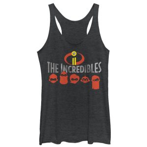 Women’s The Incredibles 2 Masked Family Racerback Tank Top