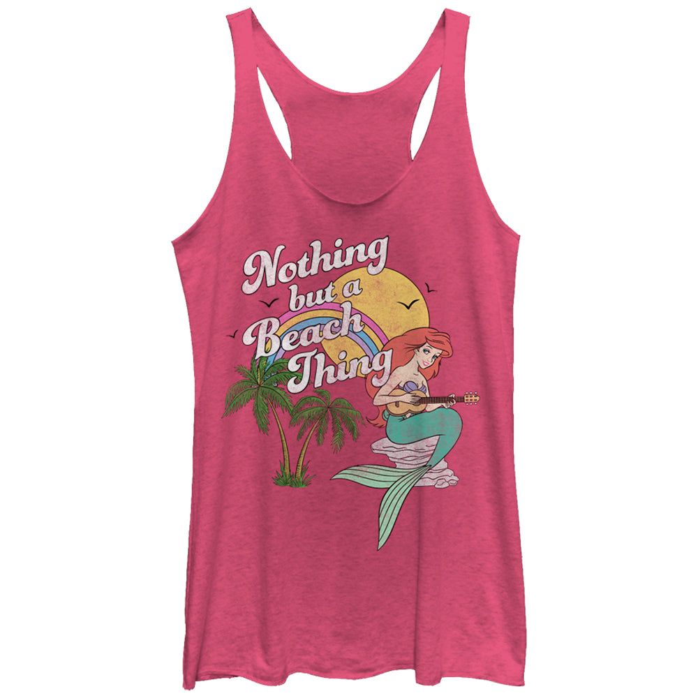 Women's The Little Mermaid Ariel Beach Thing Racerback Tank Top Women's The Little Mermaid Ariel Beach Thing Racerback Tank Top