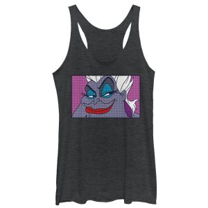 Women’s The Little Mermaid Ursula Close Up Racerback Tank Top