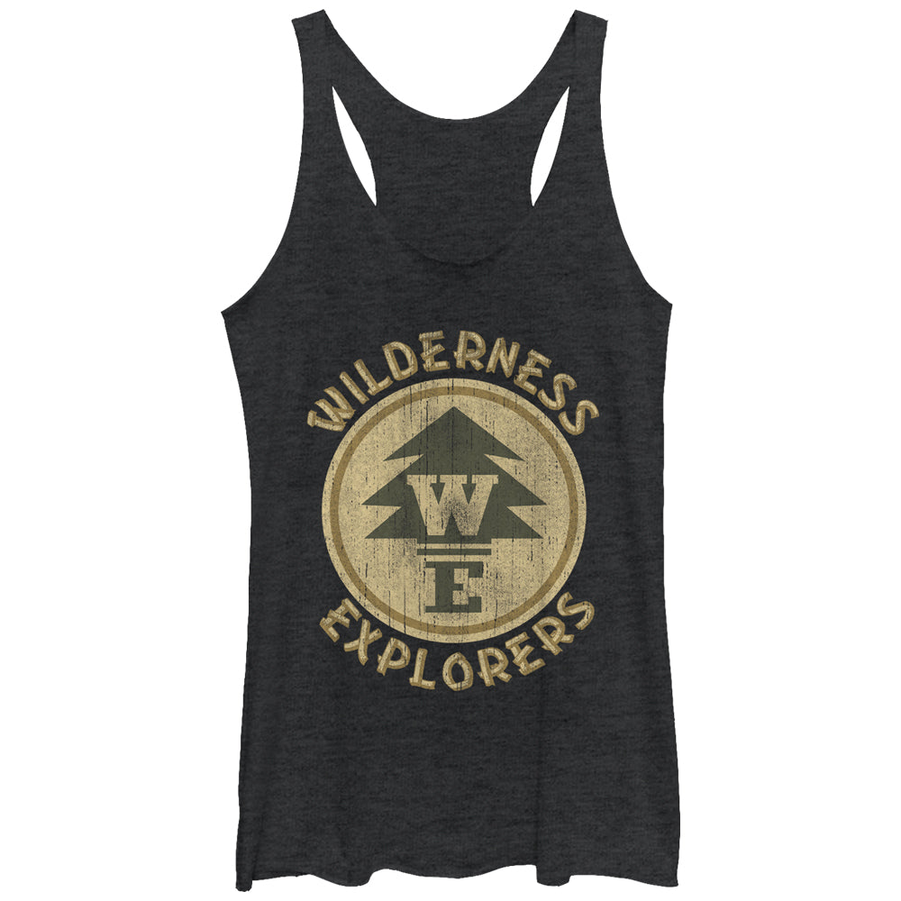 Women's Up Wilderness Explorer Badge Racerback Tank Top Women's Up Wilderness Explorer Badge Racerback Tank Top