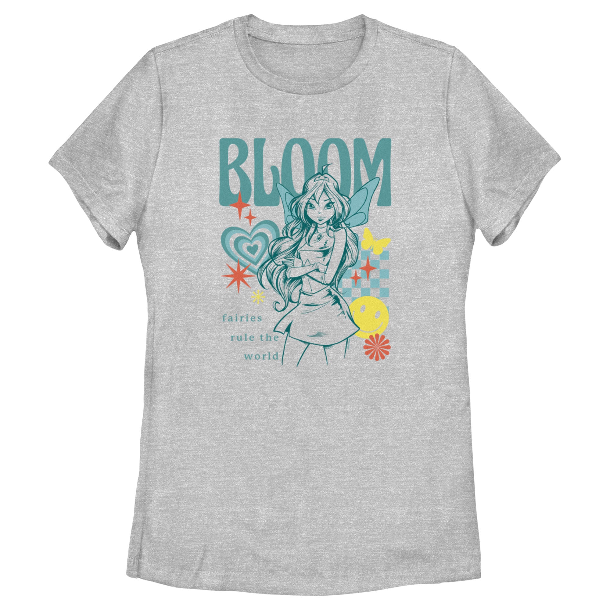 Women's Winx Club Bloom Fairies Rule the World T-Shirt Women's Winx Club Bloom Fairies Rule the World T-Shirt