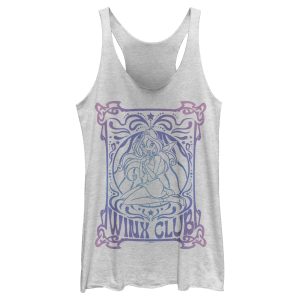 Women’s Winx Club Bloom Groovy Poster Racerback Tank Top