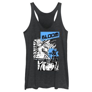 Women’s Winx Club Bloom Manga Panels Racerback Tank Top