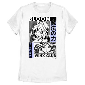 Women’s Winx Club Bloom and Flora Manga Panels T-Shirt