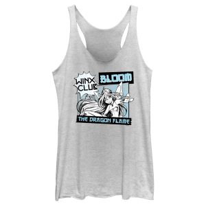 Women’s Winx Club Bloom the Dragon Flame Racerback Tank Top