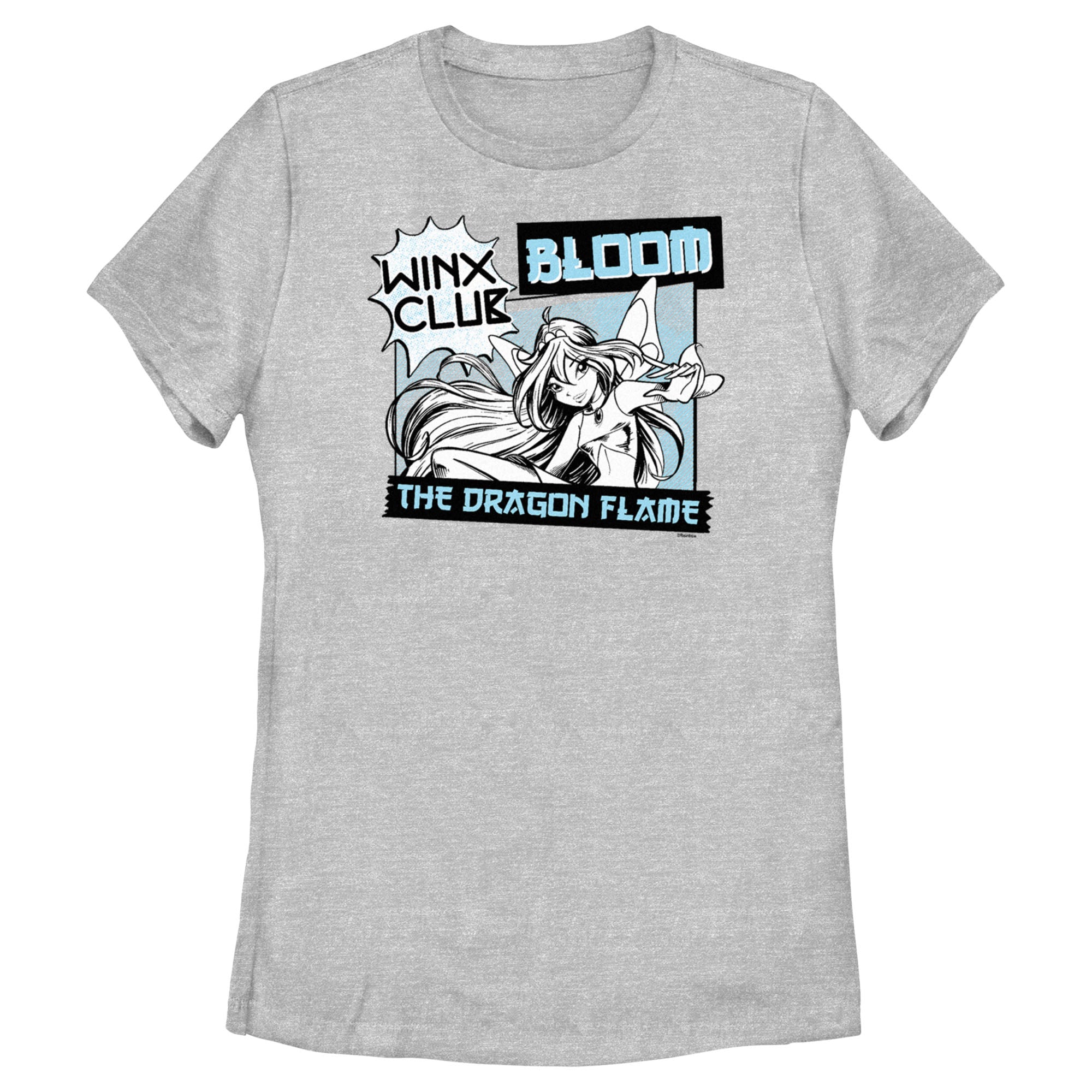 Women's Winx Club Bloom the Dragon Flame T-Shirt Women's Winx Club Bloom the Dragon Flame T-Shirt