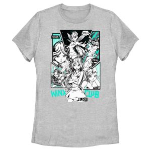 Women’s Winx Club Comic Box-up Group T-Shirt