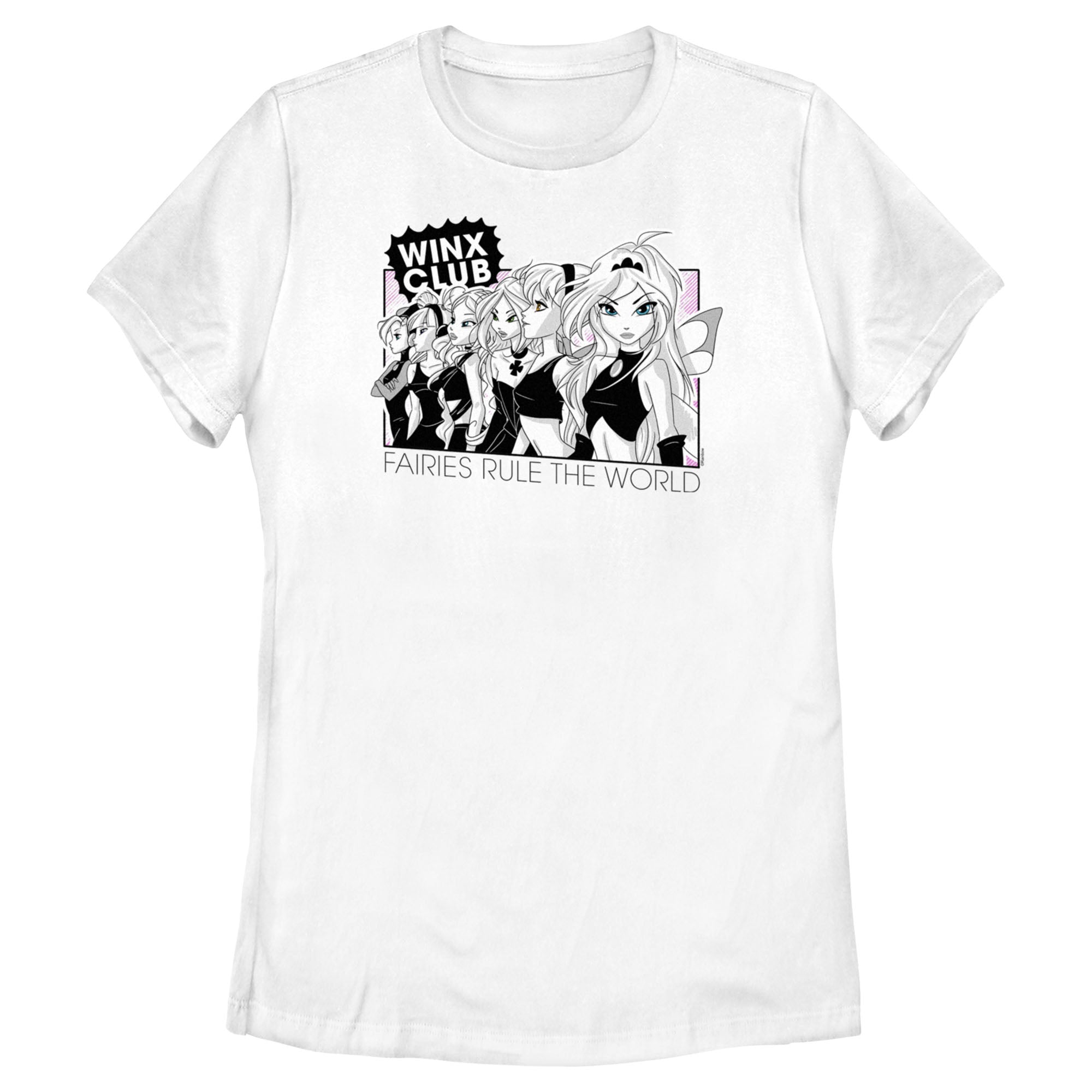 Women's Winx Club Fairies Rule the World T-Shirt Women's Winx Club Fairies Rule the World T-Shirt