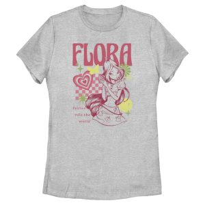 Women’s Winx Club Flora Fairies Rule the World T-Shirt