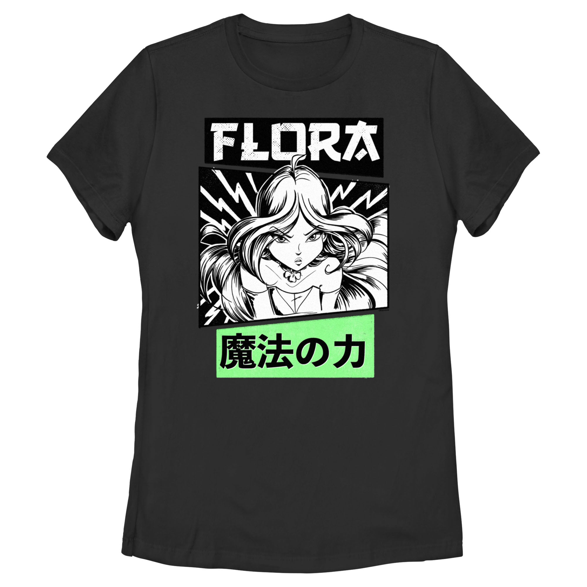 Women's Winx Club Flora Magical Power T-Shirt Women's Winx Club Flora Magical Power T-Shirt