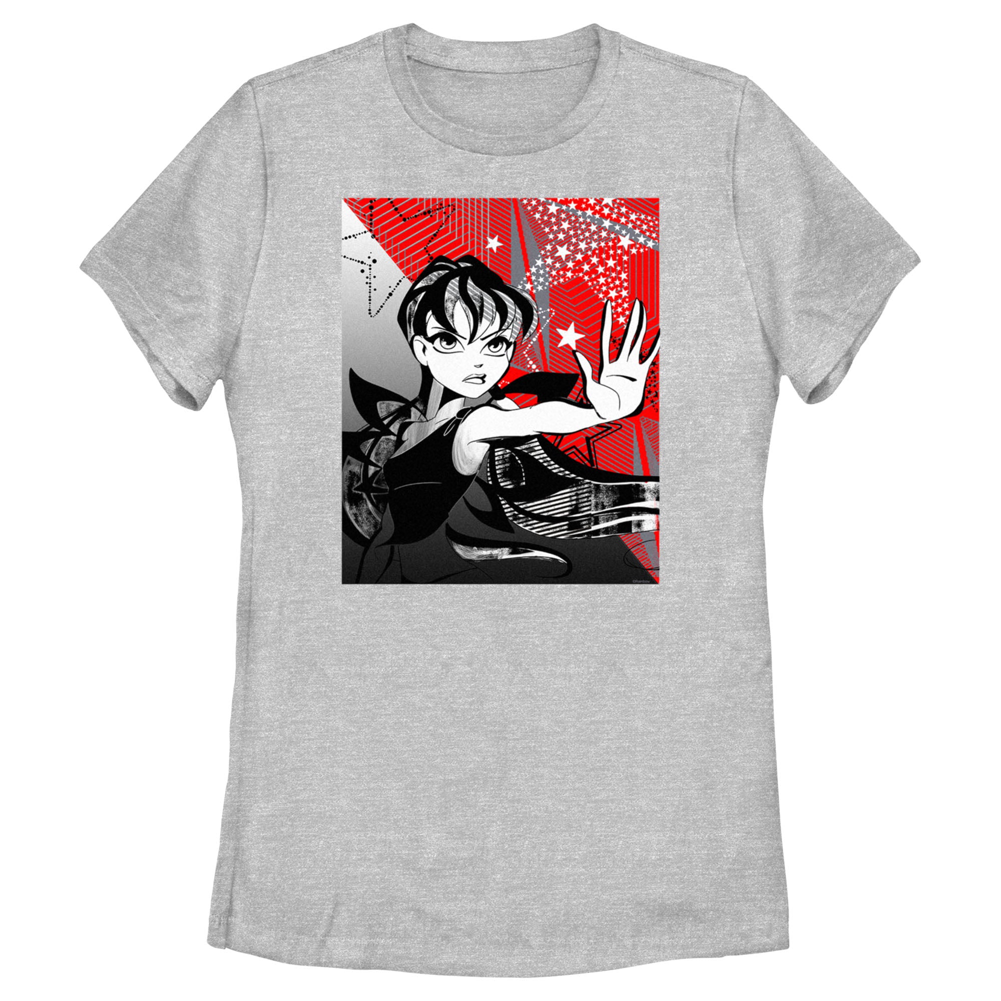 Women's Winx Club Stella Red and Black T-Shirt Women's Winx Club Stella Red and Black T-Shirt