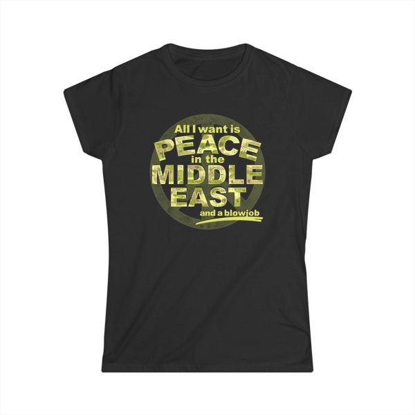 All I Want Is Peace In The Middle East (And A Blowjob)