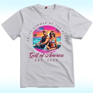 Donald and Melania Trump Gulf of America Shirt