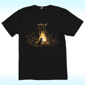 FDT Cat Shirt Subtle Anti Trump, Cats Bonfire