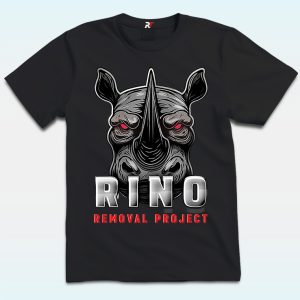 Rino Removal Project Logo Shirt