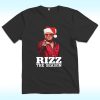 Rizz The Season Trump Christmas Santa Pajama Rizzmas T Shirt