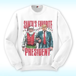 Santa’s Favorite President Trump Shirt 2024