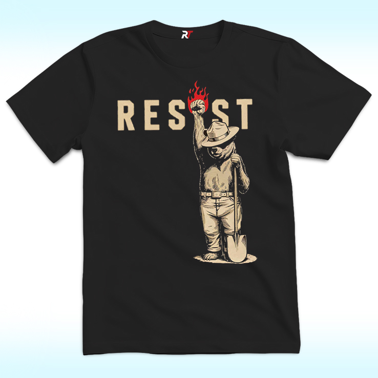 Smokey Bear Resist Shirt, Anti Trump Smokey Bear Resist Shirt, Anti Trump
