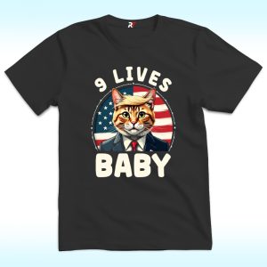 Trump Cat 9 Lives Baby T Shirt