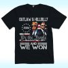 Trump Vance We Won Win Inauguration Day 2025 47th President Shirt