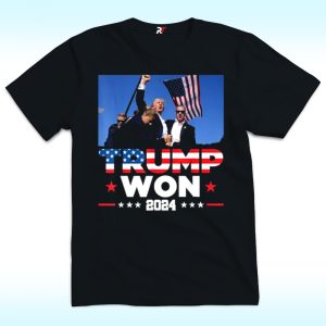 Trump Won 2024 Get Over It 47th US President Shirt