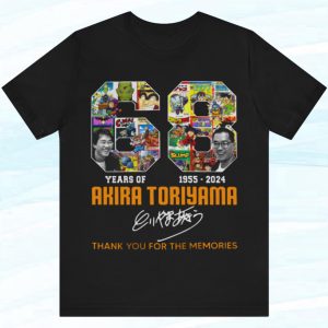 68 Years Akira Toriyama Signature Shirt Thank You For The Memories