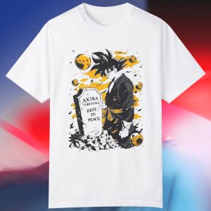Dragon Ball Z Akira Toriyama Rest In Peace Shirt