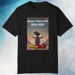 Goku Shirt RIP Akira Toriyama 1955-2024 Dragon Ball Z Shirt