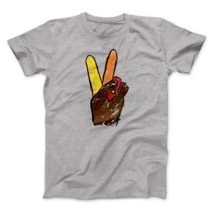 Peace Sign Hand Turkey Funny Thanksgiving