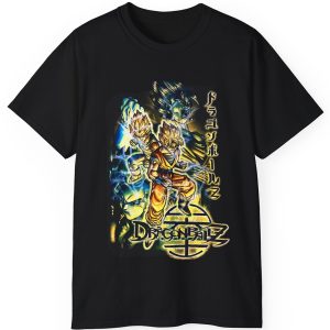 Rare 2002 Dragon Ball Z Son Goku Vegeta Shirt