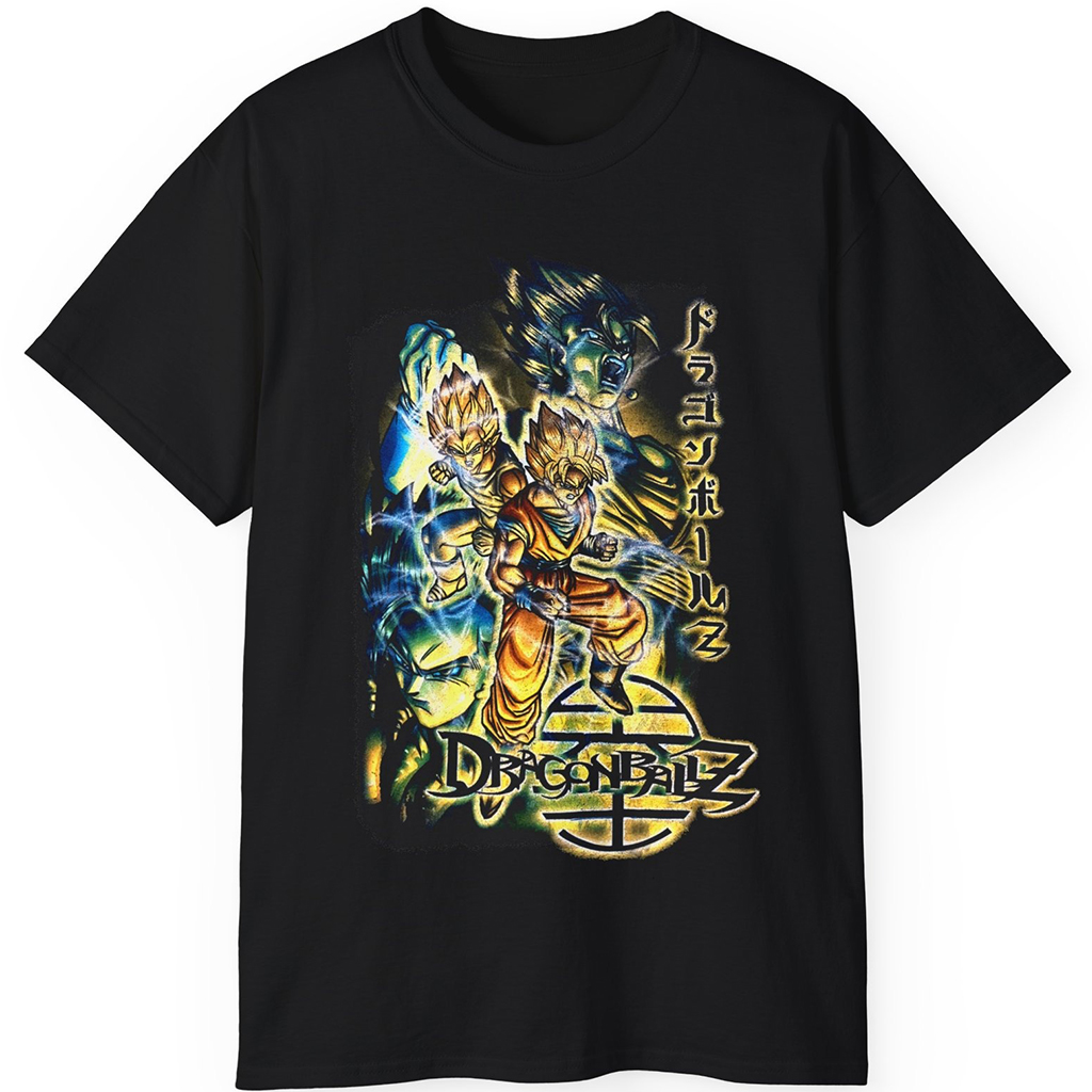 Rare 2002 Dragon Ball Z Son Goku Vegeta Shirt Rare 2002 Dragon Ball Z Son Goku Vegeta Shirt
