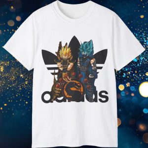 Rare Adidas Dragon Ball Mortal Kombat Shirt
