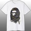 Rare Bape Dragon Ball Z Son Gohan Ape Head Shirt