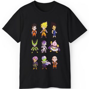 Rare Dragon Ball Z Chibi Characters Shirt