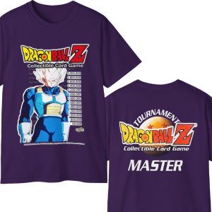 Rare Dragon Ball Z Vegeta Card Game Shirt