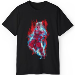 Rare Goku Super Saiyan Blue Kaioken Shirt