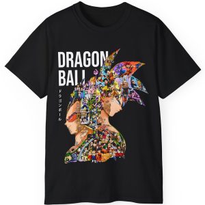 Rare Vegeta Goku Dragon Ball Characters Shirt