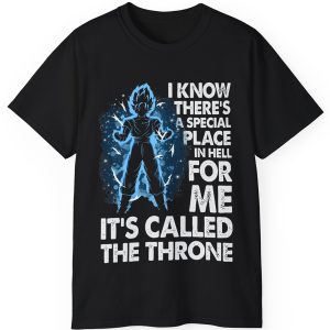 Rare Vintage Vegeta Throne in Hell Shirt